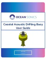 Ocean Sonics Coastal Acoustic Drifting Buoy User Manual preview