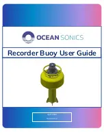 Ocean Sonics Recorder Buoy User Manual preview