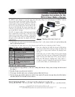 Preview for 1 page of Ocean Technology Systems RCS-13 Operation Instructions