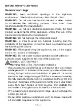 Preview for 4 page of Ocean OCM 402 TNF X A++ Instruction Booklet