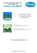 Preview for 2 page of Ocean Vac 8000 Quick Start Manual