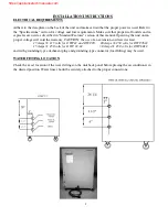 Preview for 10 page of OCEANAIRE AquaCooler OWC1211 Engineering, Installation And Service Manual