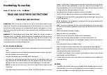 OCEANAIRE FTQ29B-M Operating Instructions предпросмотр