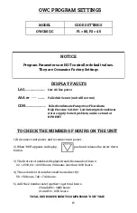 Preview for 17 page of OCEANAIRE OWC6012QC Engineering, Installation And Service Manual