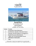 OceanFlyer Grand Banks 49' Classic Operating Manual preview