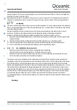 Preview for 15 page of Oceanic 0CS090B Assembly And Operating Manual