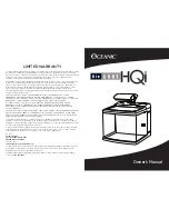 Oceanic BioCube HQi Owner'S Manual preview