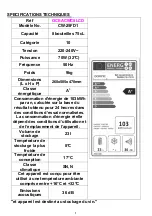 Preview for 7 page of Oceanic CW-25FD1 Instruction Booklet