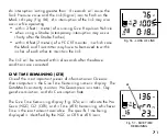 Preview for 71 page of Oceanic Data Mask Operating Manual