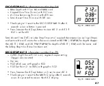 Preview for 87 page of Oceanic Data Mask Operating Manual