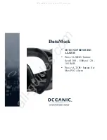 Preview for 36 page of Oceanic Datamask Quick Start Manual