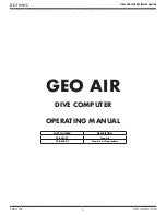 Oceanic GEO Operating Manual предпросмотр