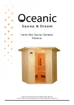 Oceanic Infra Red Sauna Owner'S Manual preview
