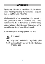 Preview for 35 page of Oceanic OCEACLIM120SR Instruction Booklet