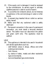 Preview for 40 page of Oceanic OCEACLIM120SR Instruction Booklet