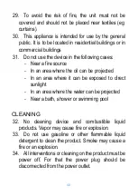 Preview for 41 page of Oceanic OCEACLIM120SR Instruction Booklet