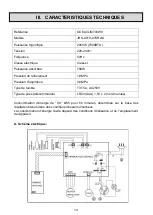 Предварительный просмотр 15 страницы Oceanic OCEACLIM700W9 User Manual