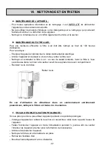 Предварительный просмотр 23 страницы Oceanic OCEACLIM700W9 User Manual