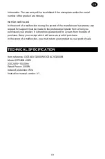 Preview for 19 page of Oceanic OCEACVG2000B Instruction Booklet