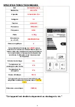 Preview for 8 page of Oceanic OCEACWC12LCD Instruction Booklet