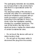 Preview for 39 page of Oceanic OCEAF2D206S1 Instruction Booklet