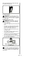 Предварительный просмотр 38 страницы Oceanic OCEAF65CB1 User Manual