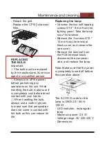 Preview for 49 page of Oceanic OCEAHC180B8 Instruction Booklet