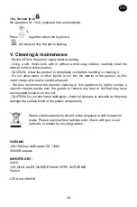 Preview for 39 page of Oceanic OCEAISHC1000W Instruction Manual