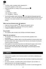 Preview for 16 page of Oceanic OCEASFC1800W2 Instruction Booklet