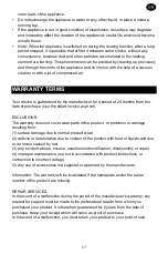 Preview for 17 page of Oceanic OCEASFC1800W2 Instruction Booklet