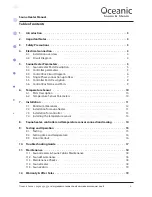 Preview for 2 page of Oceanic OCS30 Assembly And Operating Manual