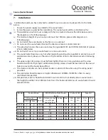 Предварительный просмотр 11 страницы Oceanic OCS30 Assembly And Operating Manual