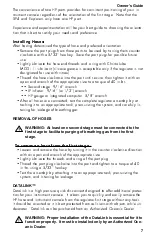 Предварительный просмотр 7 страницы Oceanic Regulator Equipment Owner'S Manual