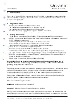 Preview for 3 page of Oceanic Stauna Controller Assembly And Operating Manual