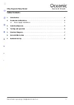 Preview for 2 page of Oceanic Steam Aroma Assembly And Operating Manual