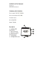 Предварительный просмотр 8 страницы Oceanic T353MN Instruction Manual