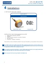 Preview for 8 page of Oceanled E6 TH Installation & Operation Manual