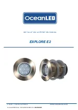 Preview for 1 page of Oceanled EXPLORE E2 Installation & Operation Manual