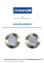 Oceanled EXPLORE E6 Colours DMX Installation & Operation Manual предпросмотр