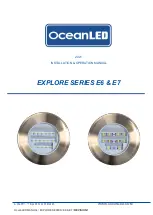 Предварительный просмотр 1 страницы Oceanled EXPLORE E6 Series Installation & Operation Manual