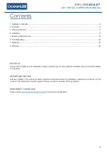 Preview for 3 page of Oceanled EXPLORE E6 Series Installation & Operation Manual