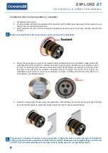 Preview for 8 page of Oceanled Explore E7 Dual White/Blue Installation & Operation Manual