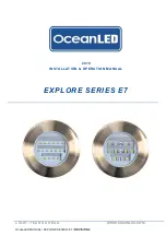 Oceanled Explore E7 Series Installation & Operation Manual preview