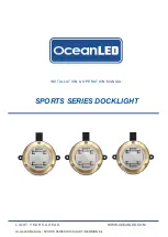 Preview for 1 page of Oceanled Sport S3116d Installation & Operation Manual