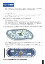 Preview for 8 page of Oceanled X4 Installation And Operation Manual