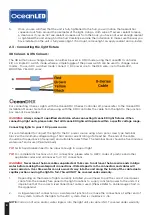 Предварительный просмотр 9 страницы Oceanled X4 Installation And Operation Manual