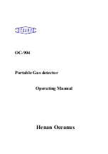 Oceanus OC-904 Operating Manual preview