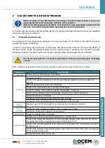 Preview for 25 page of OCEM 3 Series Use And Maintenance Manual