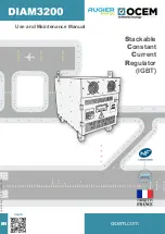 OCEM DIAM3200 IGBT Use And Maintenance Manual предпросмотр