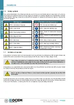 Предварительный просмотр 8 страницы OCEM DIAM3200 IGBT Use And Maintenance Manual